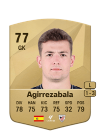 Agirrezabala Common 77 OVR