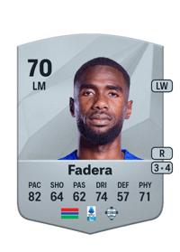 Alieu Fadera Common 70 OVR