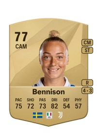 Hanna Bennison Common 77 OVR