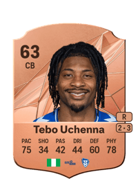 Franklin Tebo Uchenna Rare 63 OVR