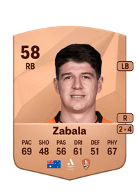 Louis Zabala Common 58 OVR