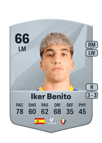 Iker Benito Common 66 OVR