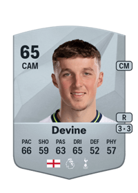 Alfie Devine Common 65 OVR