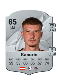 Benjamin Kanuric Rare 65 OVR