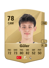 Arda Güler Common 78 OVR