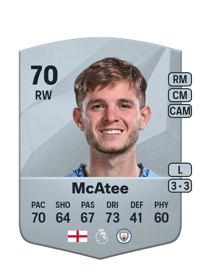 James McAtee Common 70 OVR