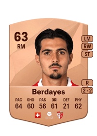 Théo Berdayes Common 63 OVR