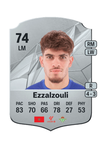Abdessamad Ezzalzouli Rare 74 OVR