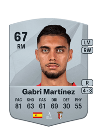 Gabri Martínez Common 67 OVR