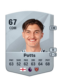 Freddie Potts Common 67 OVR