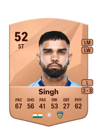 Gurkirat Singh Common 52 OVR