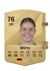 Juliane Wirtz Common 76 OVR