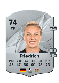Melissa Friedrich Rare 74 OVR