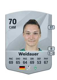 Sophie Weidauer Common 70 OVR