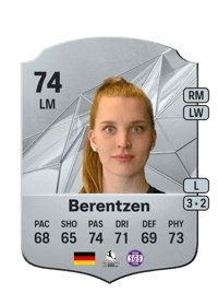 Maike Berentzen Rare 74 OVR