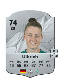 Michelle Ulbrich Rare 74 OVR