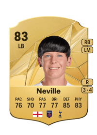 Ashleigh Neville Rare 83 OVR