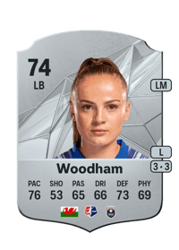 Lily Woodham Rare 74 OVR
