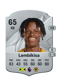 Dexter Lembikisa Rare 65 OVR