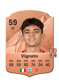 Samuele Vignato Rare 59 OVR