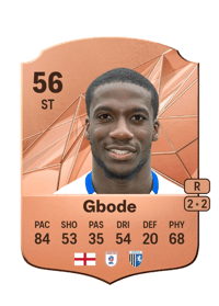 Joseph Gbode Rare 56 OVR
