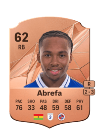 Kelvin Abrefa Rare 62 OVR