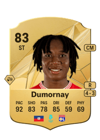 Melchie Dumornay Rare 83 OVR