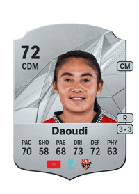 Sana Daoudi Rare 72 OVR