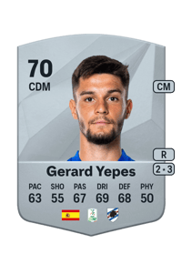 Gerard Yepes Common 70 OVR