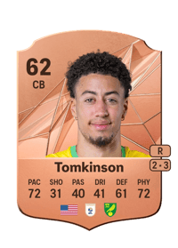 Jonathan Tomkinson Rare 62 OVR