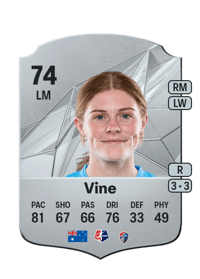 Cortnee Vine Rare 74 OVR