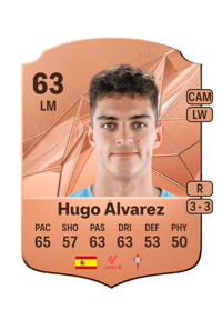 Hugo Álvarez Rare 63 OVR
