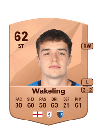 Jacob Wakeling Common 62 OVR