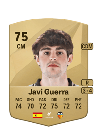 Javi Guerra Common 75 OVR