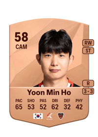 Yoon Min Ho Common 58 OVR