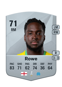 Jonny Rowe Common 71 OVR