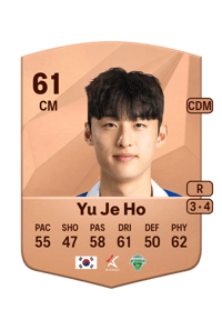 Yu Je Ho Common 61 OVR