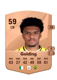 James Golding Common 59 OVR