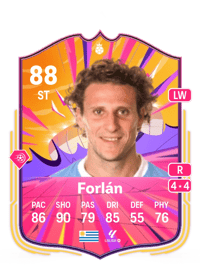 Diego Forlán UT Heroes 88 OVR
