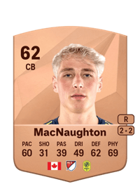 Lukas MacNaughton Common 62 OVR