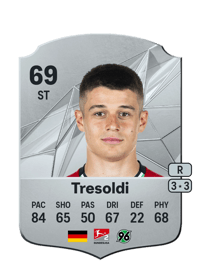Nicolò Tresoldi Rare 69 OVR