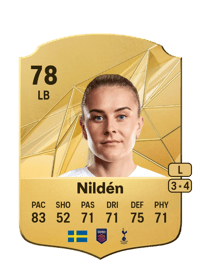 Amanda Nildén Rare 78 OVR