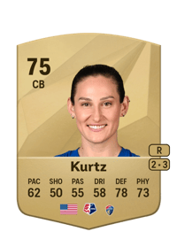Kaleigh Kurtz Common 75 OVR