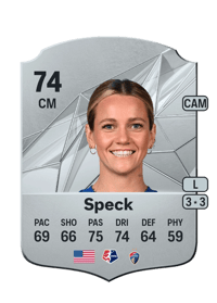 Meredith Speck Rare 74 OVR