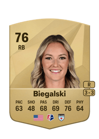 Camryn Biegalski Common 76 OVR
