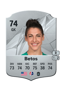 Michelle Betos Rare 74 OVR