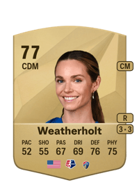 Dani Weatherholt Common 77 OVR