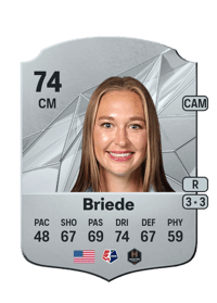 Belle Briede Rare 74 OVR