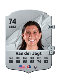 Olivia Van der Jagt Rare 74 OVR
