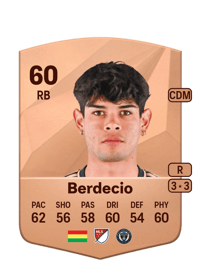Jamir Berdecio Common 60 OVR